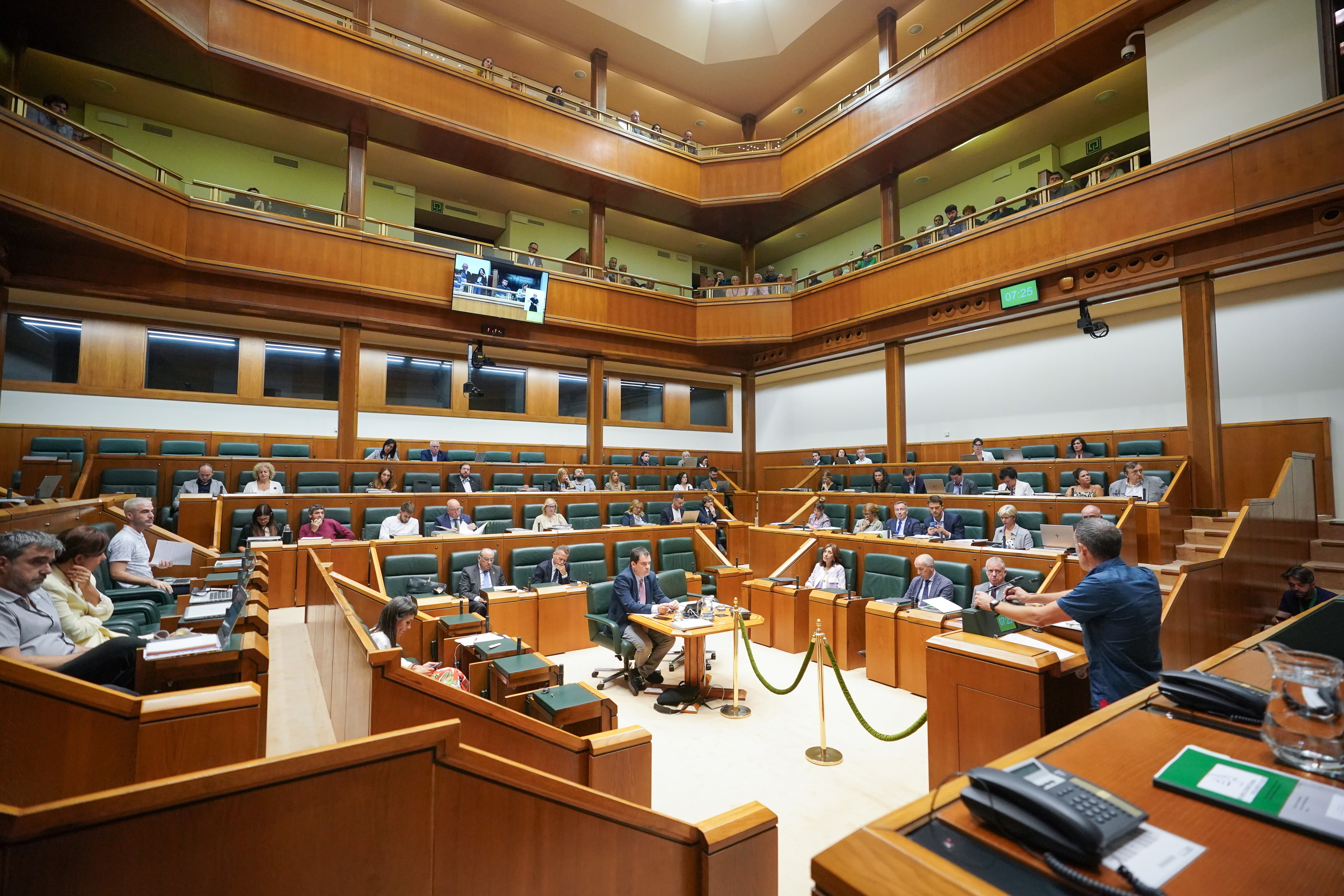 Memoria Historikoaren eta Demokratikoaren Legearen eztabaida, Eusko Legebiltzarrean, 2023an. ENDIKA PORTILLO / FOKU