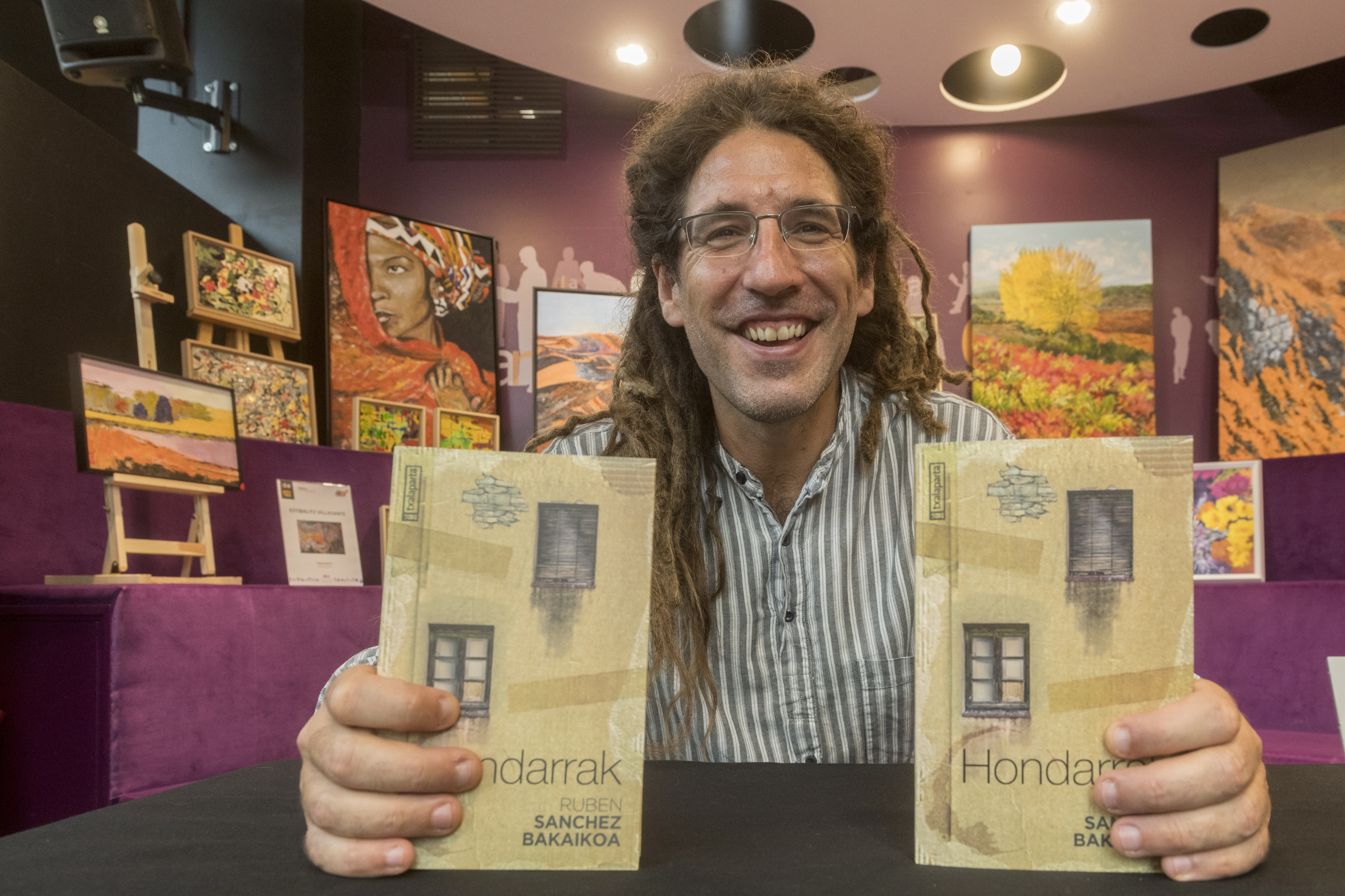 Ruben Sanchez Bakaikoa idazlea. JUANAN RUIZ / FOKU