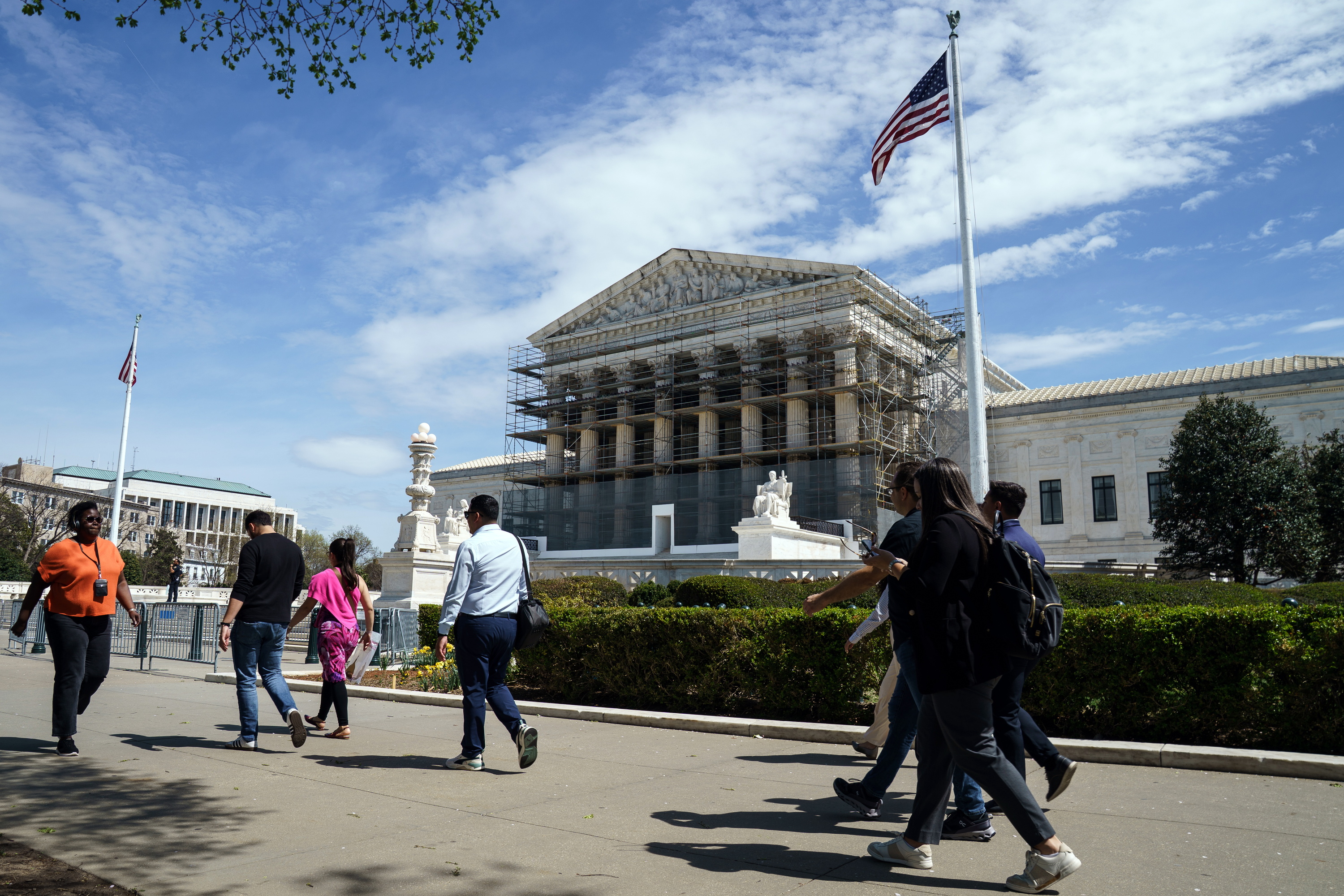 AEBetako Auzitegi Gorenaren eraikina, Washingtonen, joan den martxoan. WILL OLIVER / EFE