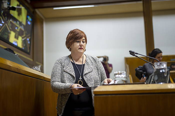 Eva Blanco Eusko Legebiltzarrean. JAIZKI FONTANEDA, FOKU
