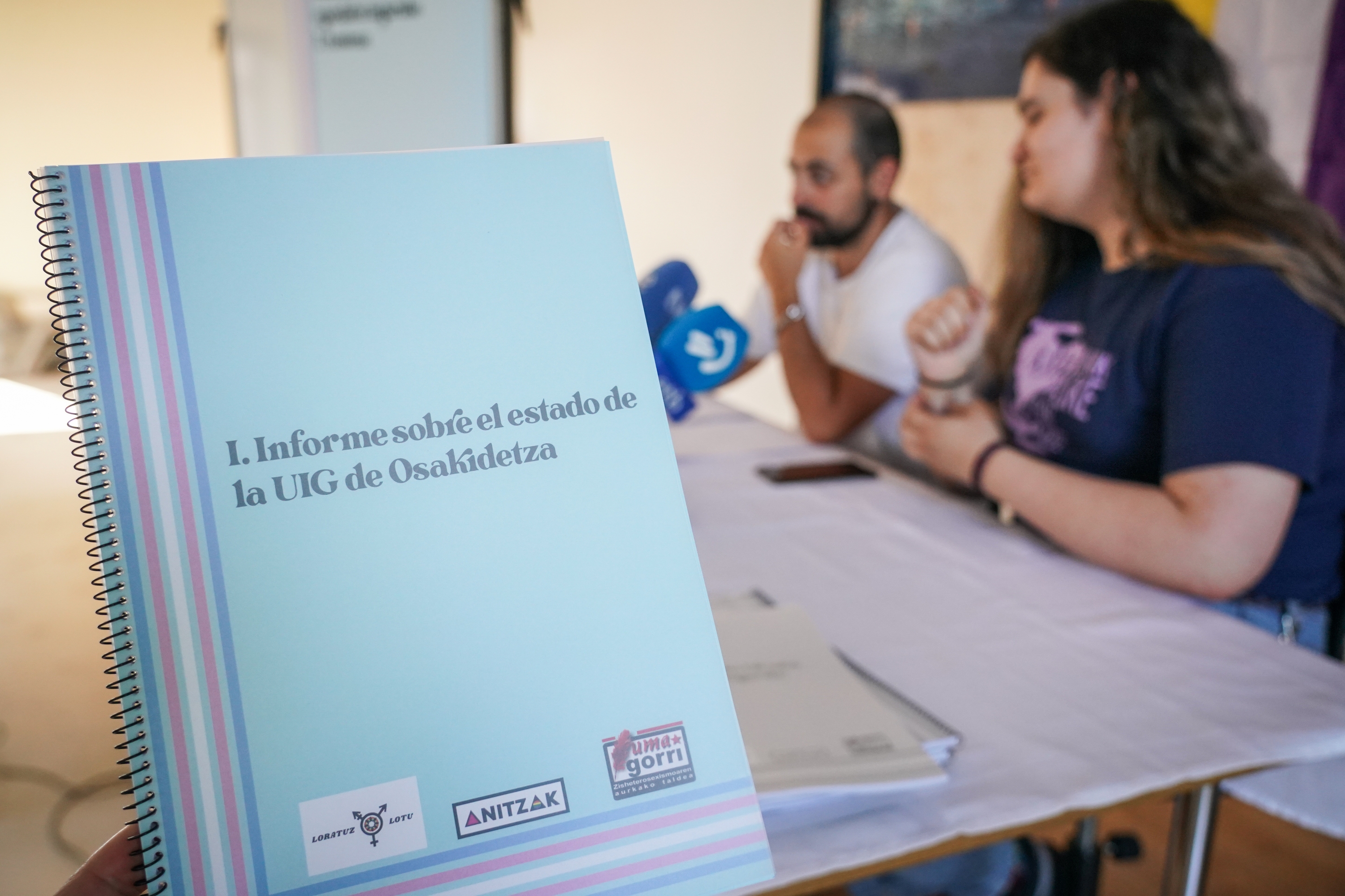Osakidetzako Genero Identitatearen Unitatearen inguruko txostena aurkeztu dute gaur. ENDIKA PORTILLO / FOKU