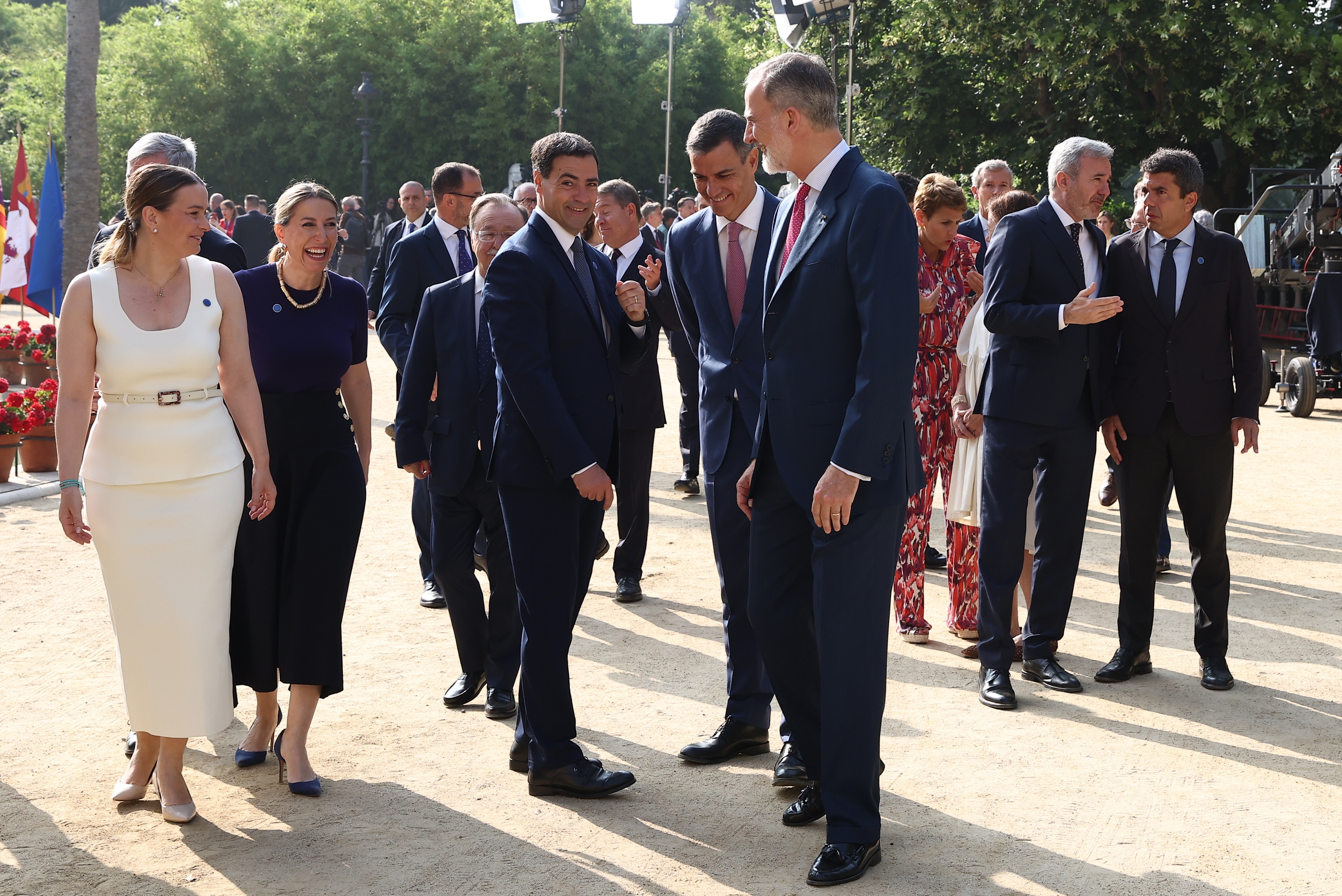 Pradales, Espainiako Estatuko autonomia erkidegoen Presidenteen Konferentzian. FERNANDO CALVO