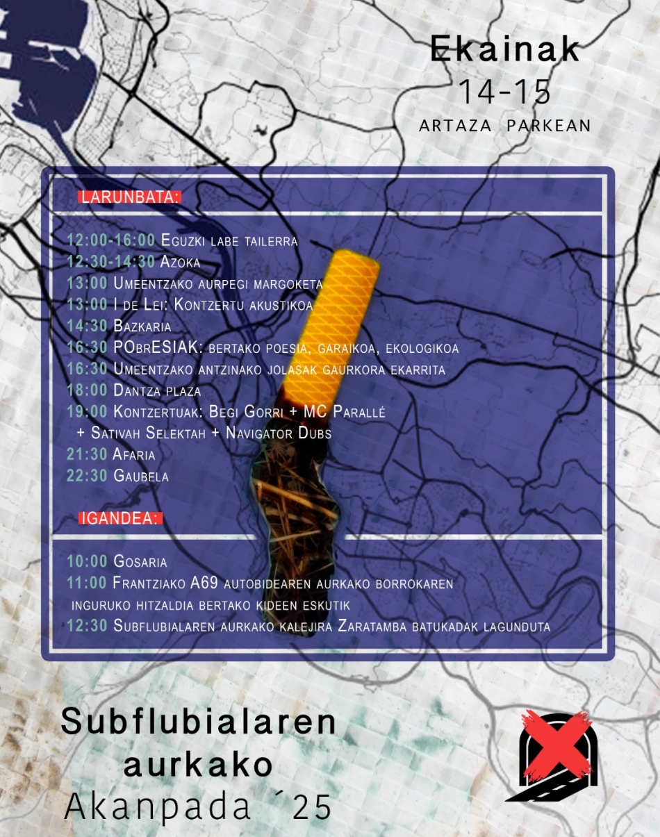 Subflubiala Ez Kanpaldiaren egitaraua Subflubiala Ez Kanpaldiaren egitaraua