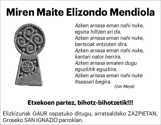 Miren Maite Elizondo 2x2