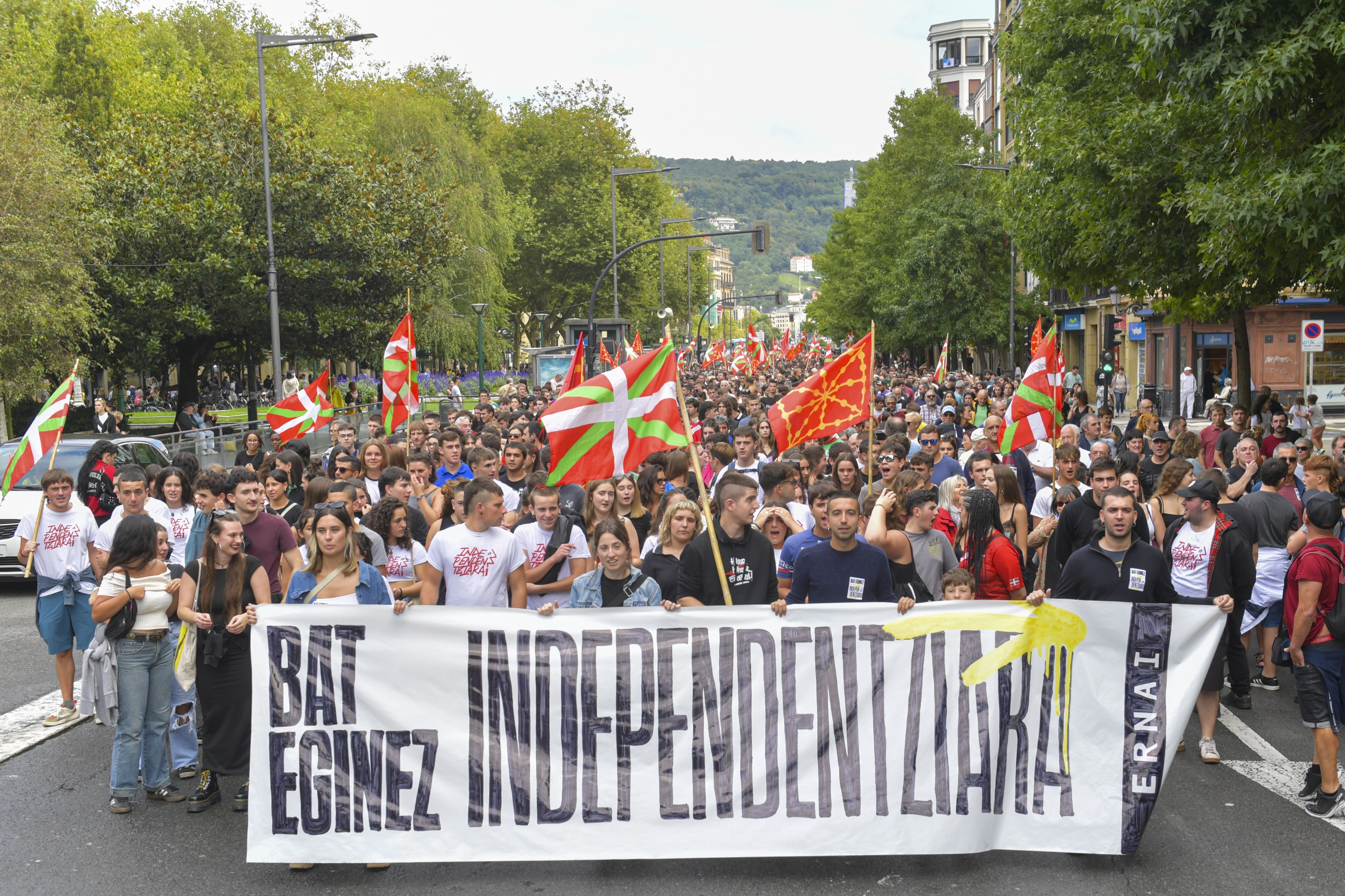Ernaik iazko irailean Donostian eginiko manifestazioa. IDOIA ZABALETA / FOKU
