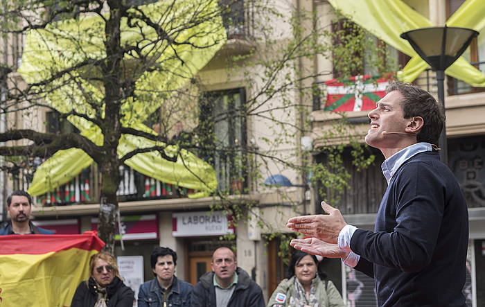 Albert rivera, Errenteriako mitinean. ANDONI CANELLADA  FOKU