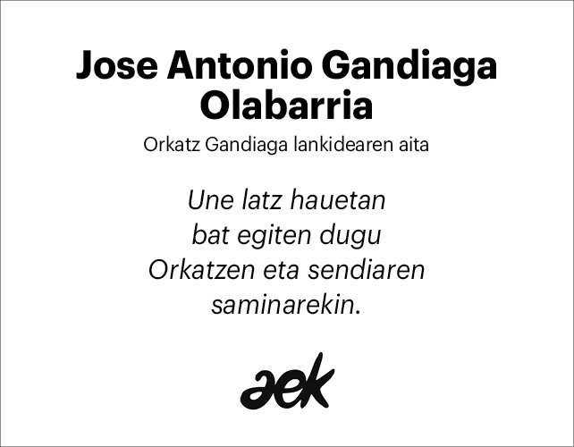 Jose Antonio Gandiaga (AEK) 2x2