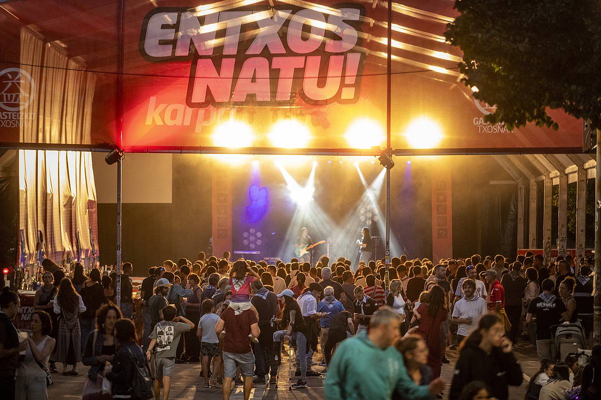 Gasteizko txosnetako iazko kontzertu bat. JAIZKI FONTANEDA / FOKU