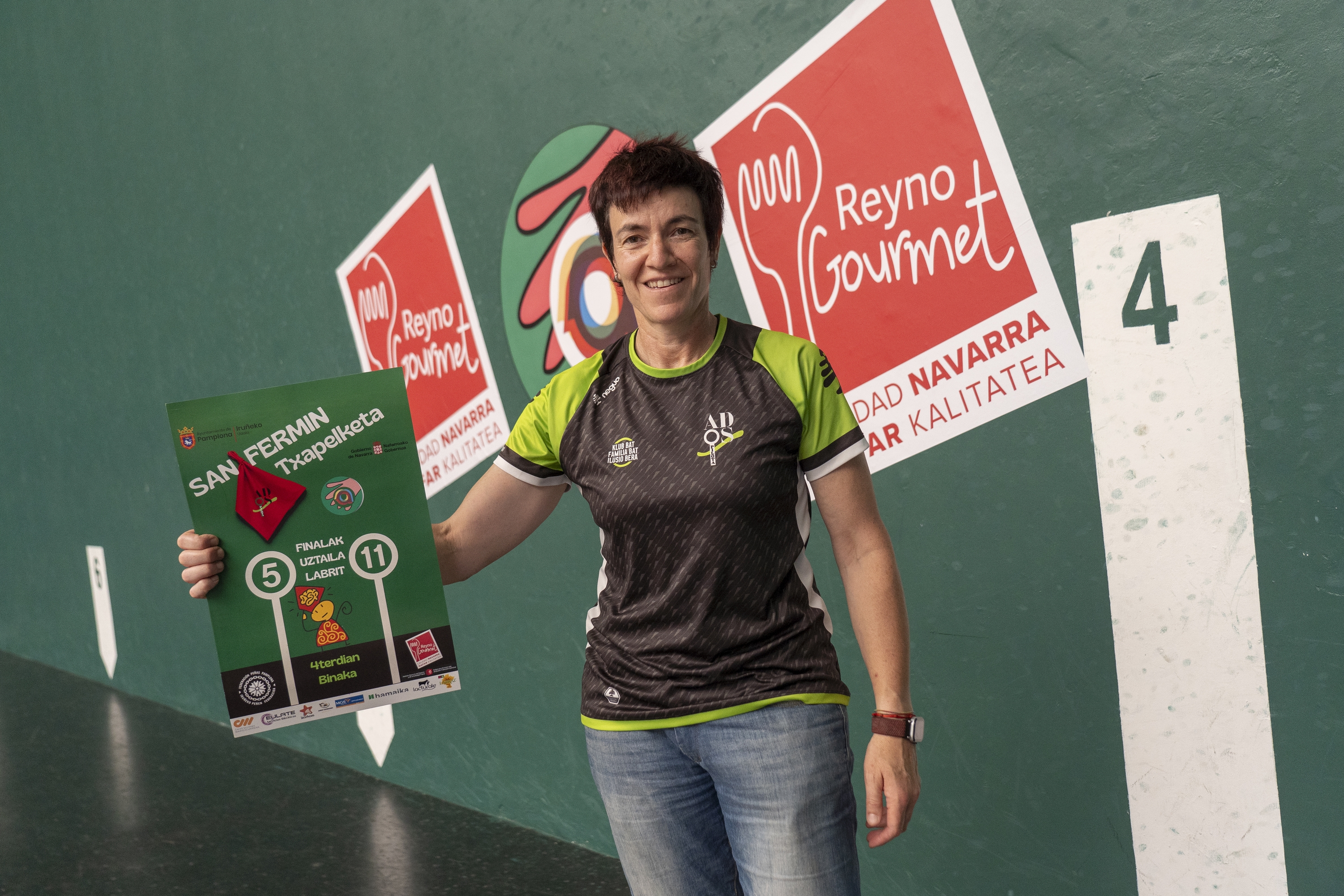 Maite Ruiz de Larramendi Labrit pilotalekuan. IÑIGO URIZ / FOKU
