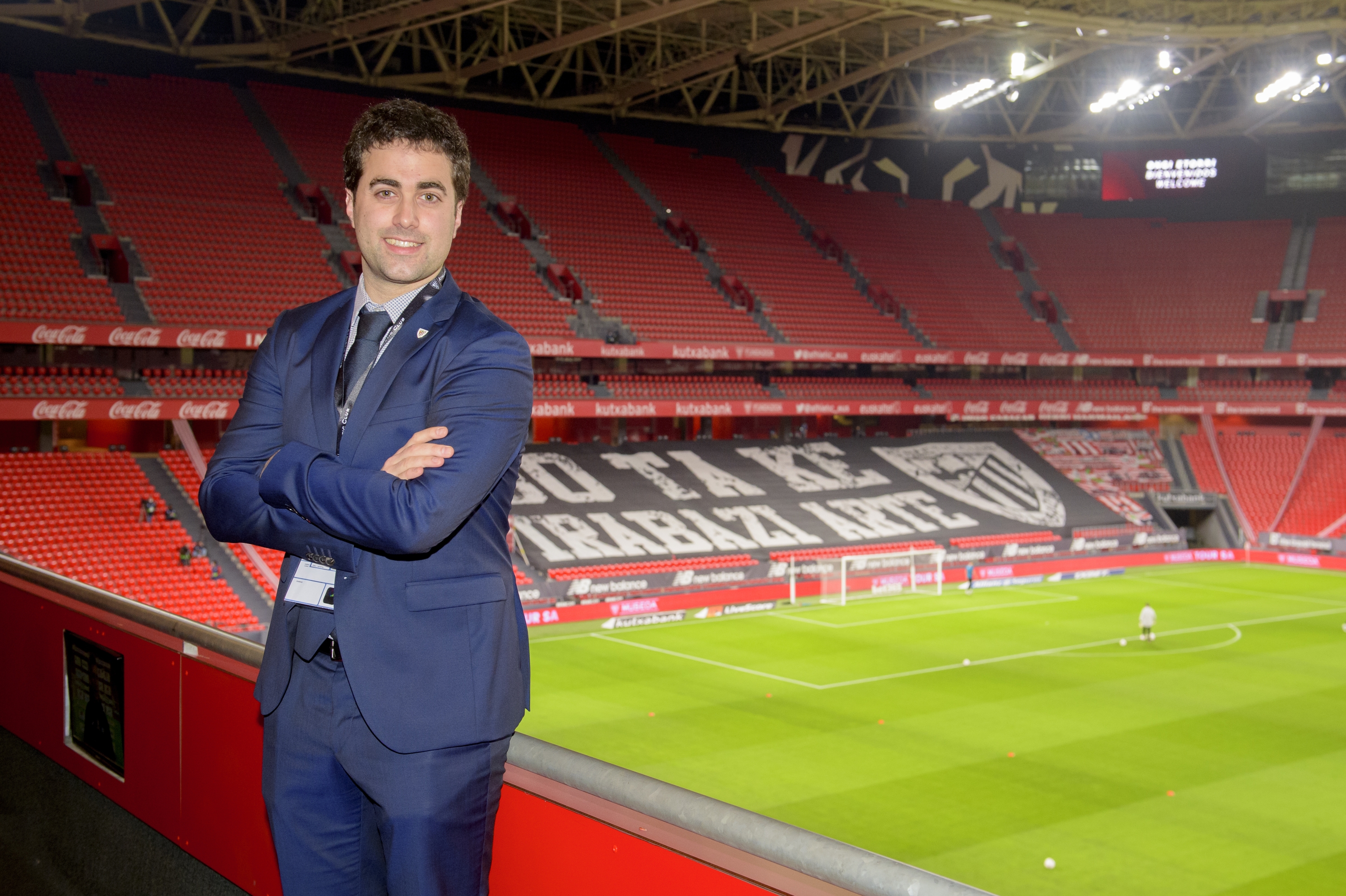 Iker Goñi, Euskadiko Futbol Federazioko presidente berria. JUAN FLOR