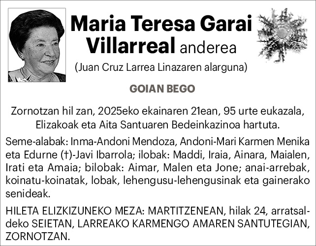 Maria Teresa Garai 2x2