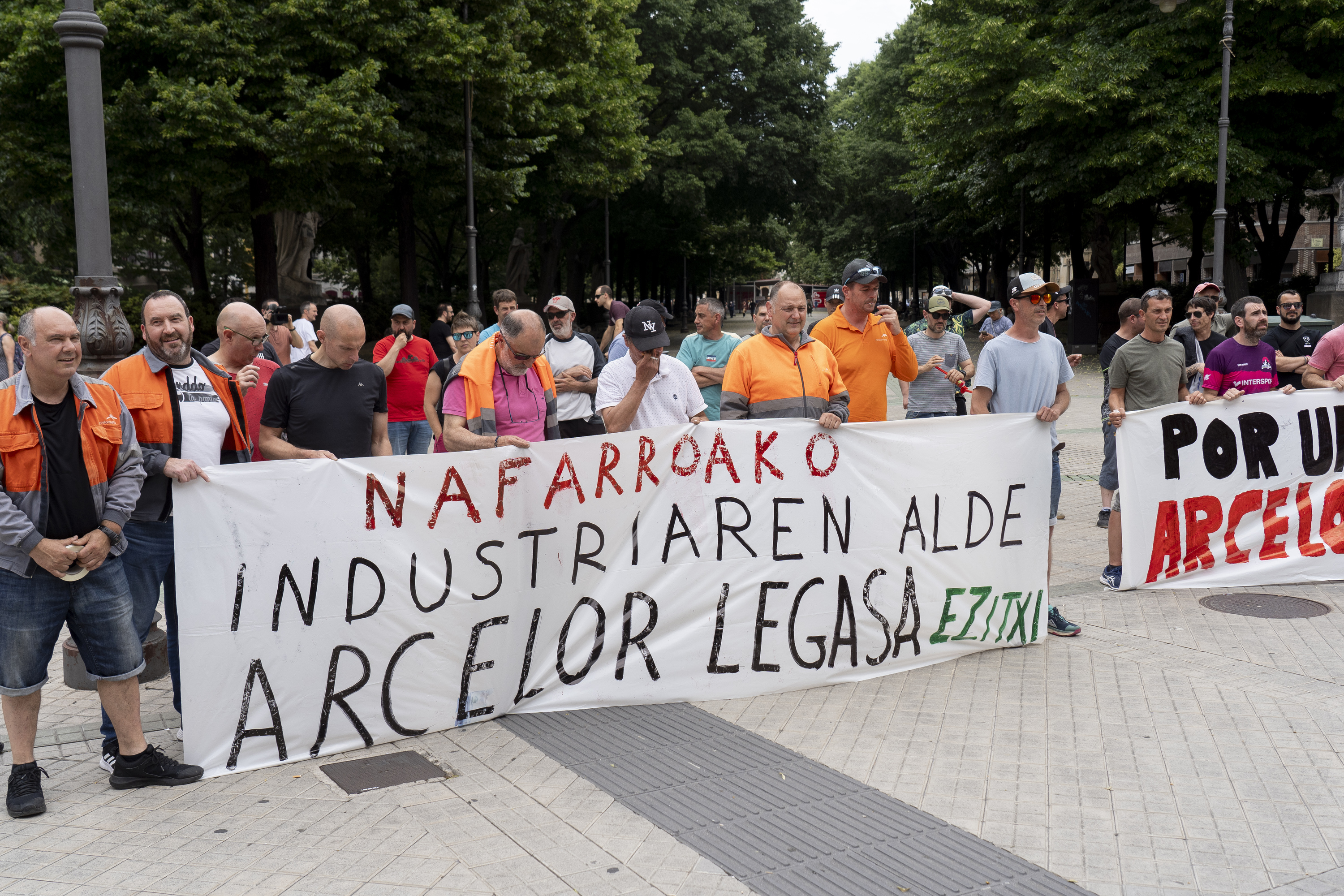 Legasako lantegiaren itxieraren kontrako mobilizazio bat. IÑIGO URIZ / FOKU