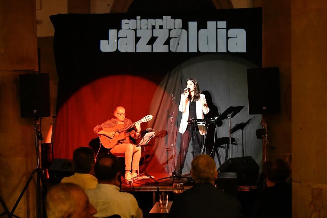 Gasteizko Geraldine taldea, iaz, Ordizian, Goierriko Jazzaldian. GOIERRIKO JAZZALDIA