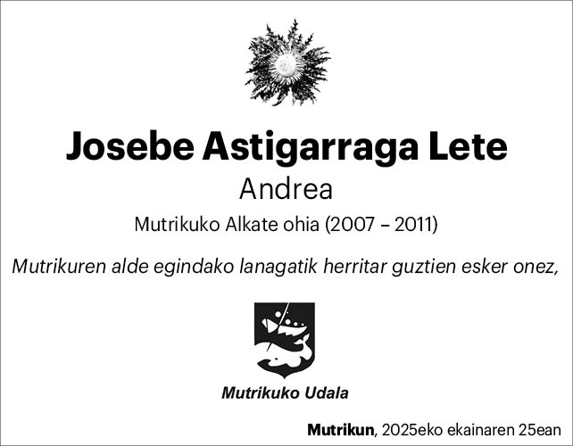 Josebe Astigarraga Lete 2x2