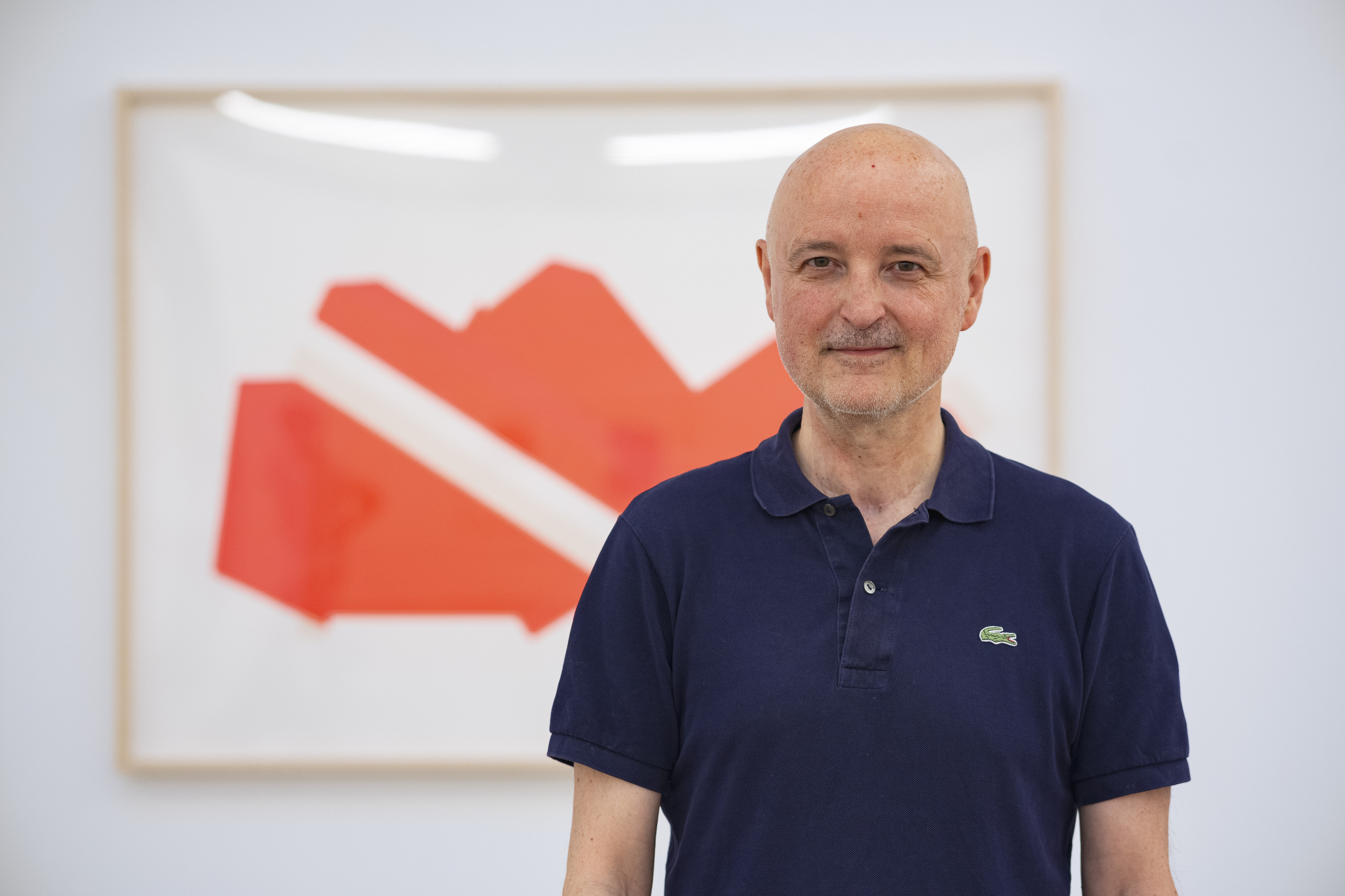 Pello Irazu artista Bilboko Carreras Mugica galerian. ARITZ LOIOLA / FOKU