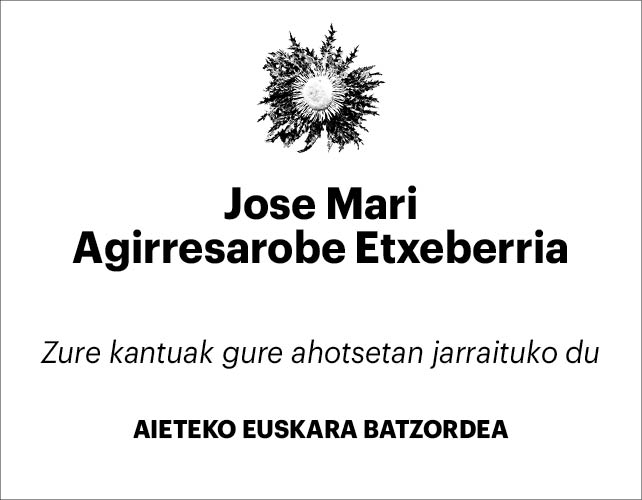 Jose Mari Agirresarobe Etxeberria 2x2