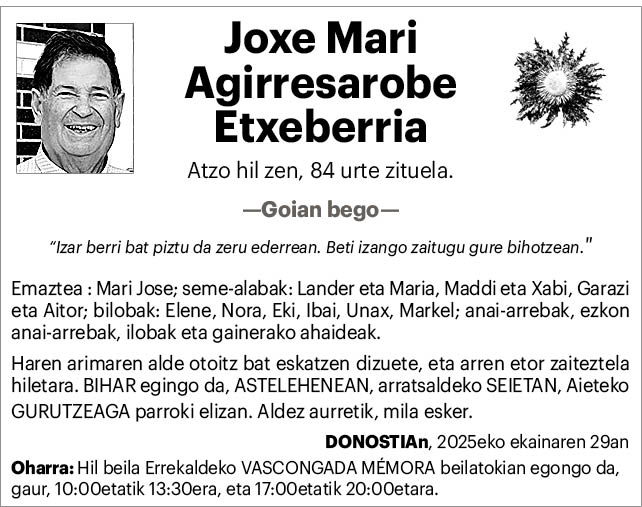 JOXE MARI AGIRRESAROBE 2
