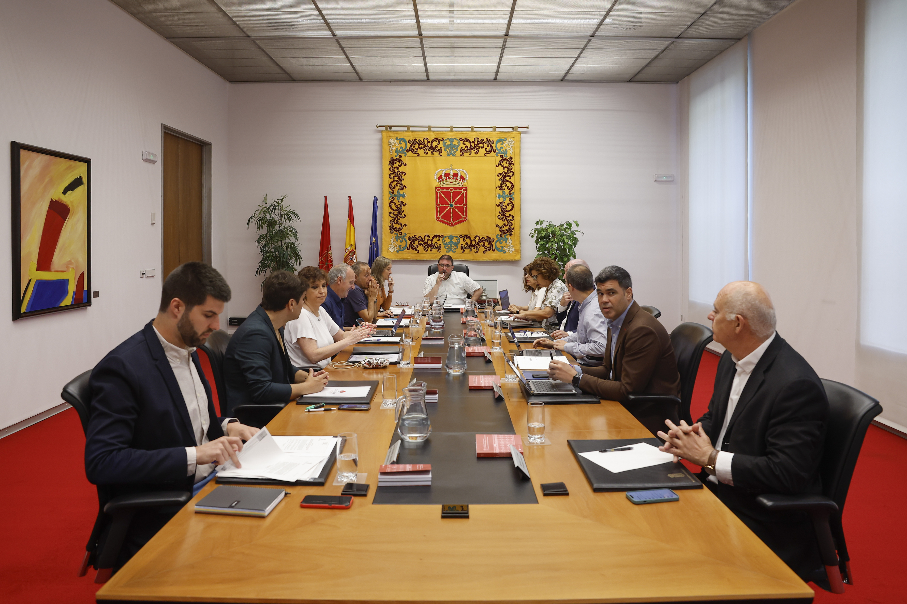 Gaurko Parlamentuko Mahaiko eta Eledunen Batzordeko bilera, VILLAR LOPEZ / EFE