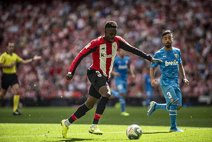 Iñaki Williams Athleticeko aurrelaria, artxiboko irudi batean. ARITZ LOIOLA, FOKU