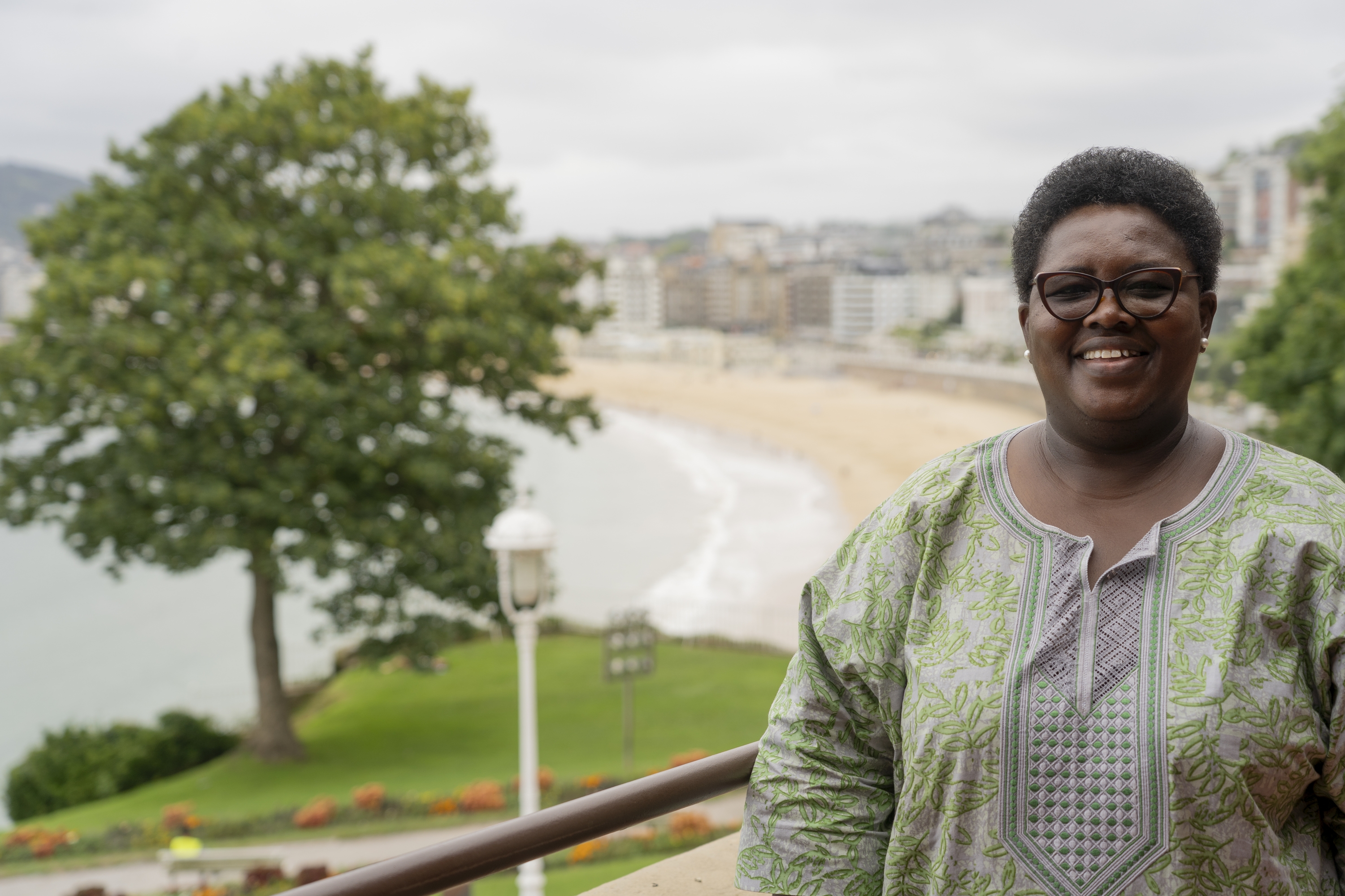 Levinia Addae-Mensah, uztailean, Donostian. JAGOBA MANTEROLA / FOKU