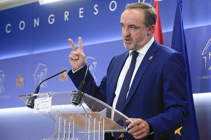 Javier Esparza UPNko presidentea, artxiboko irudian. FERNANDO ALVARADO / EFE