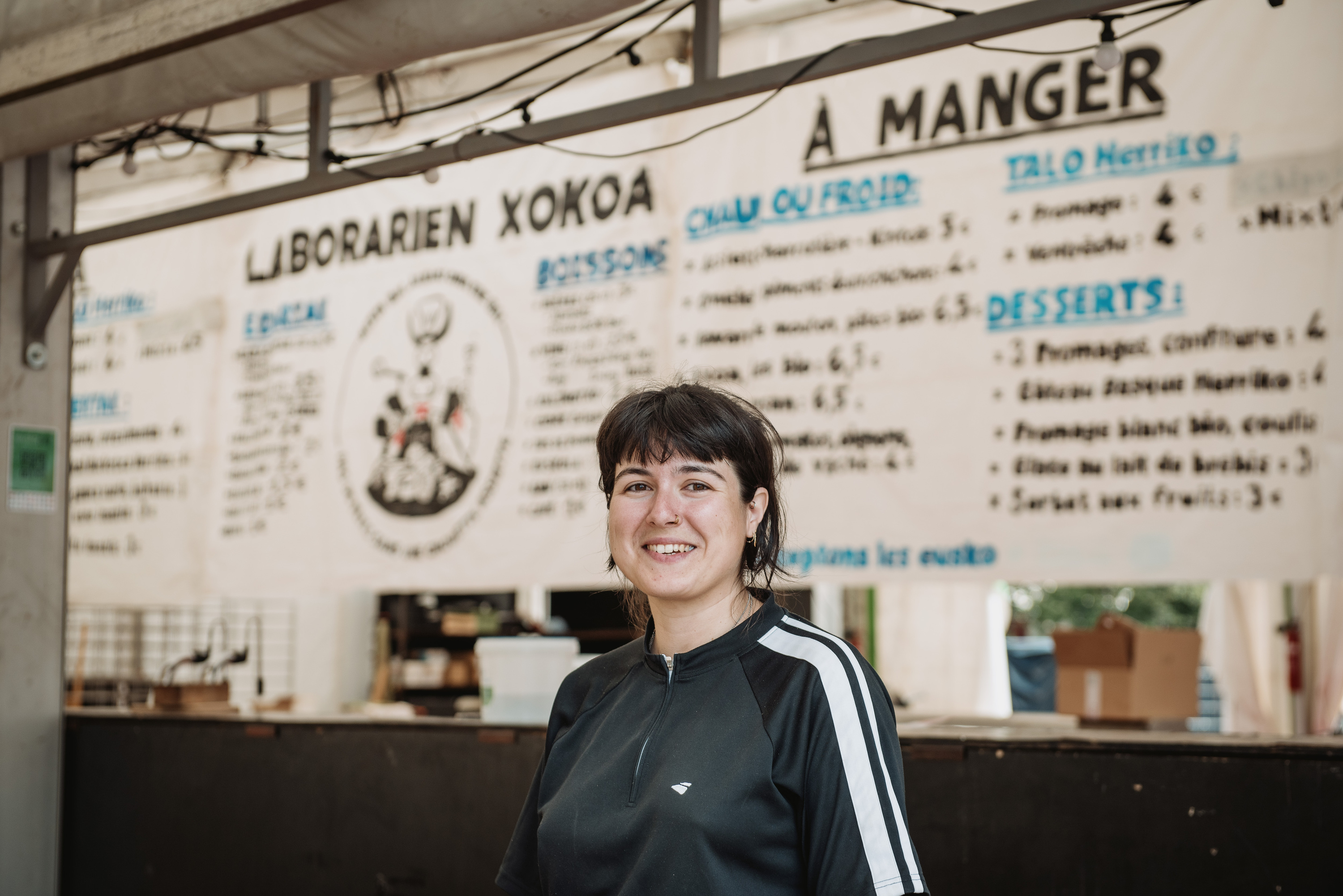 Joana Detxart, laborarien txokoan, Baionan, uztailaren 8an. GUILLAUME FAUVEAU