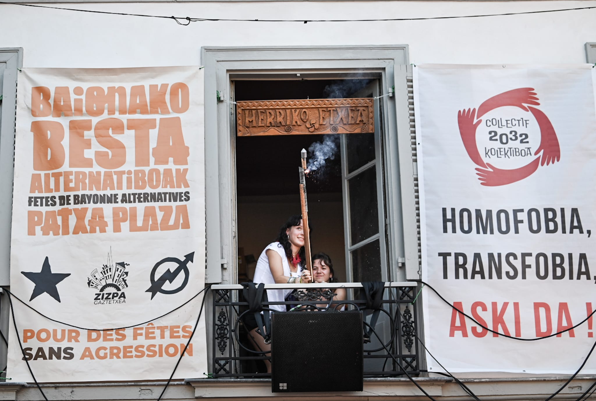 Baionako besta alternatiboen abiatzea. PATXI BELTZAIZ