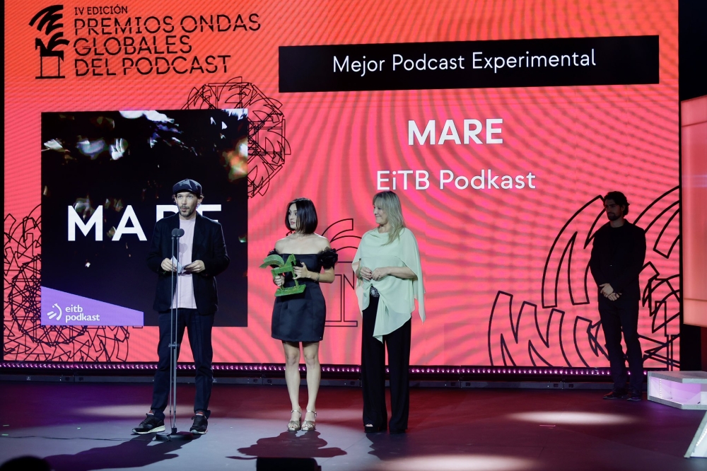 'Mare' euskarazko podcastak Ondas saria jaso du Madrilen.