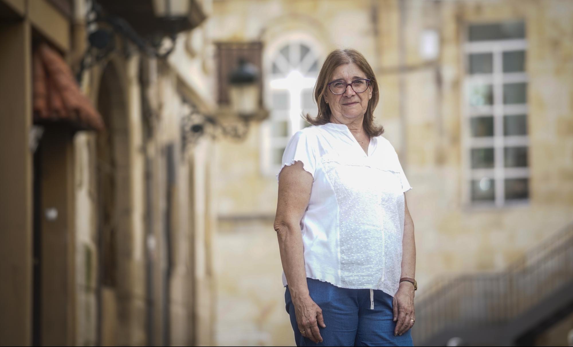 Inma Loroño, Gernika-Lumon, uztailaren 8an. MARISOL RAMIREZ / FOKU