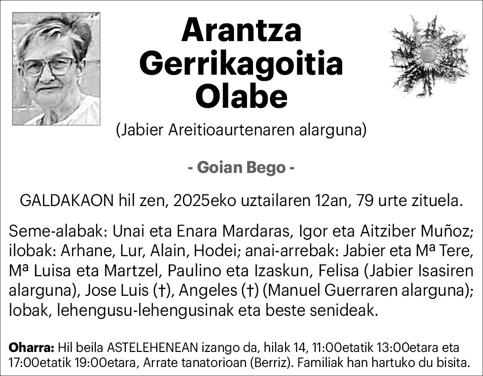 Arantza Gerrikagoitia Olabe 2x2