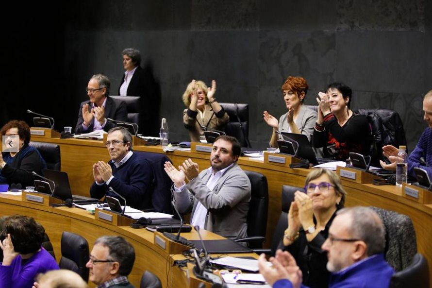 Nafarroako Udal Maparen erreformarako bozketa, urtarrilean. NAFARROAKO PARLAMENTUA