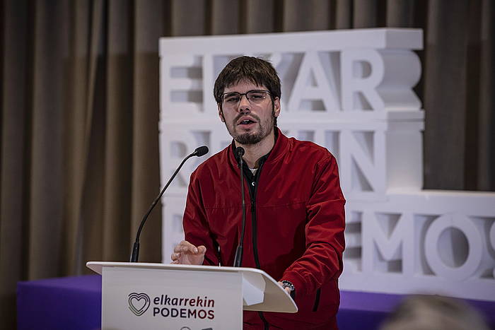 Lander Martinez, Elkarrekin Podemos-eko burua. ARITZ LOIOLA, FOKU