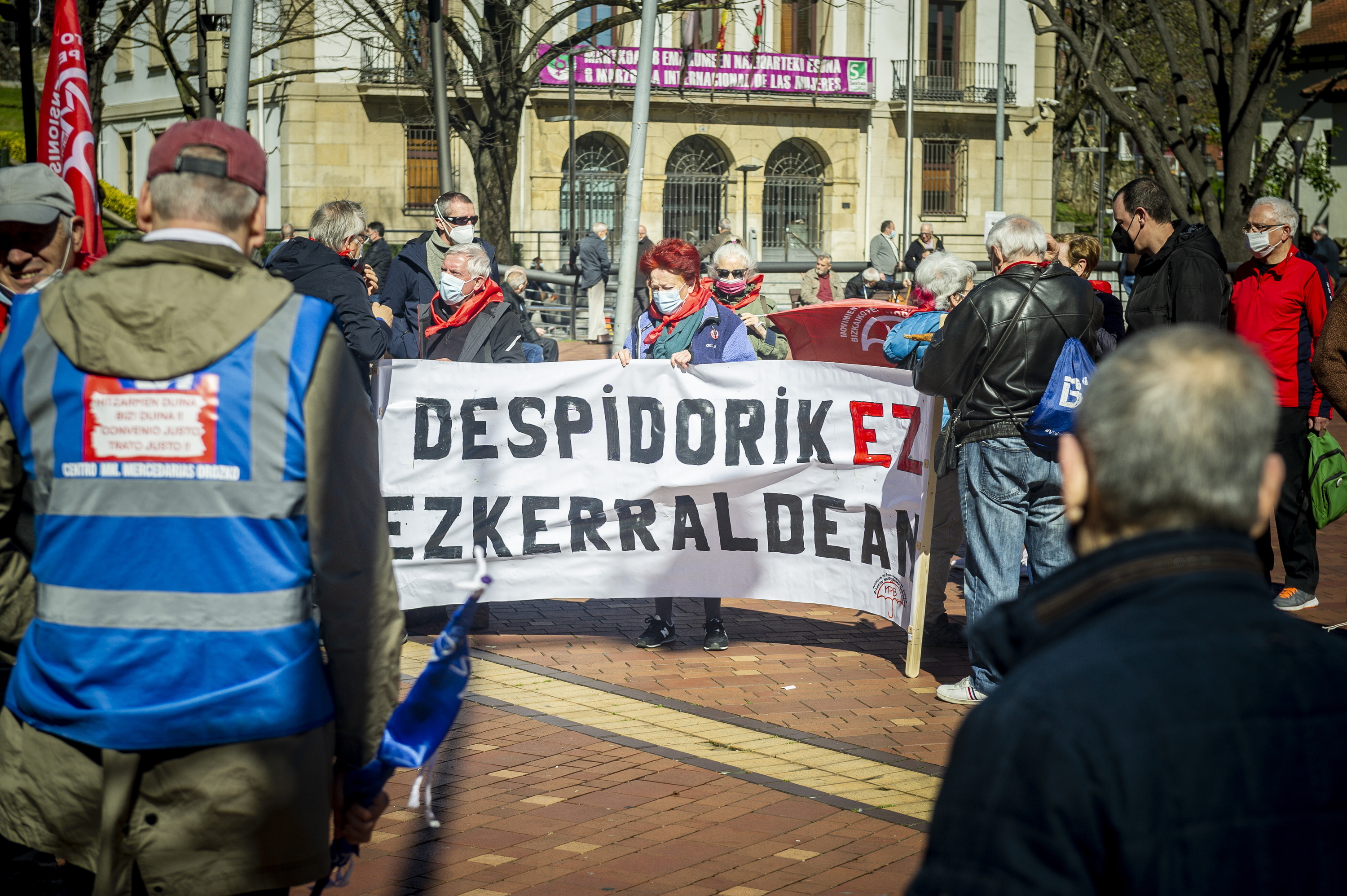 Kaleratzeen aurkako protesta bat, Sestaon, Bizkaian. JAIZKI FONTANEDA / FOKU