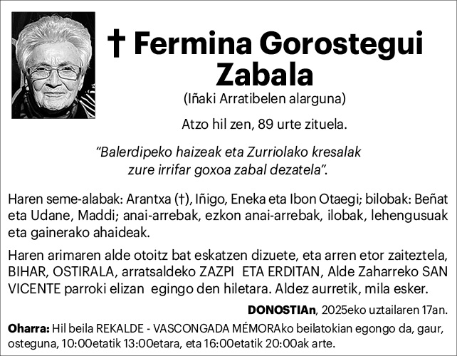Fermina Gorostegui 2x2