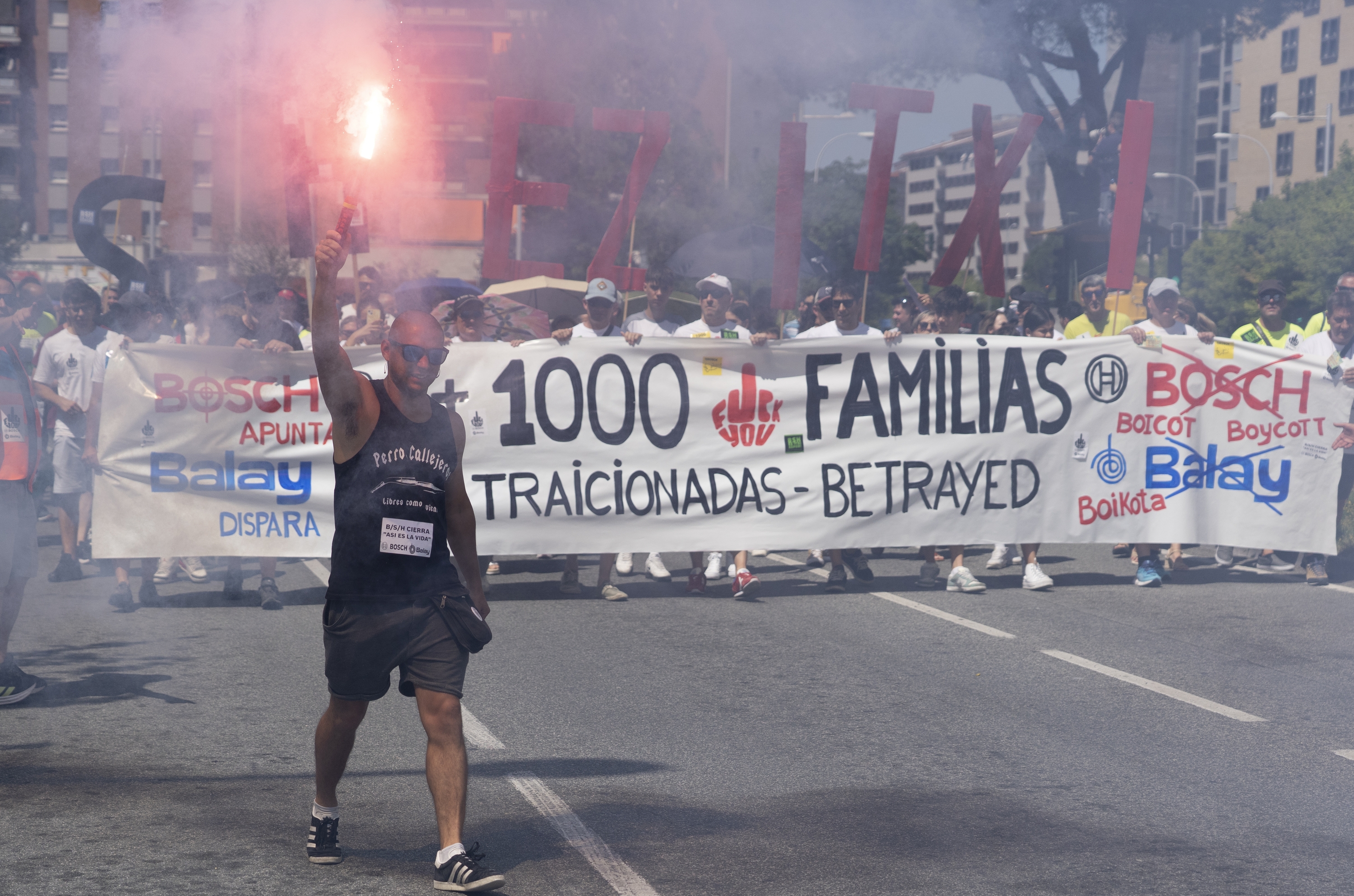 BSHko langileen manifestazioa, iragan uztailaren 5ean. JAGOBA MANTEROLA / FOKU