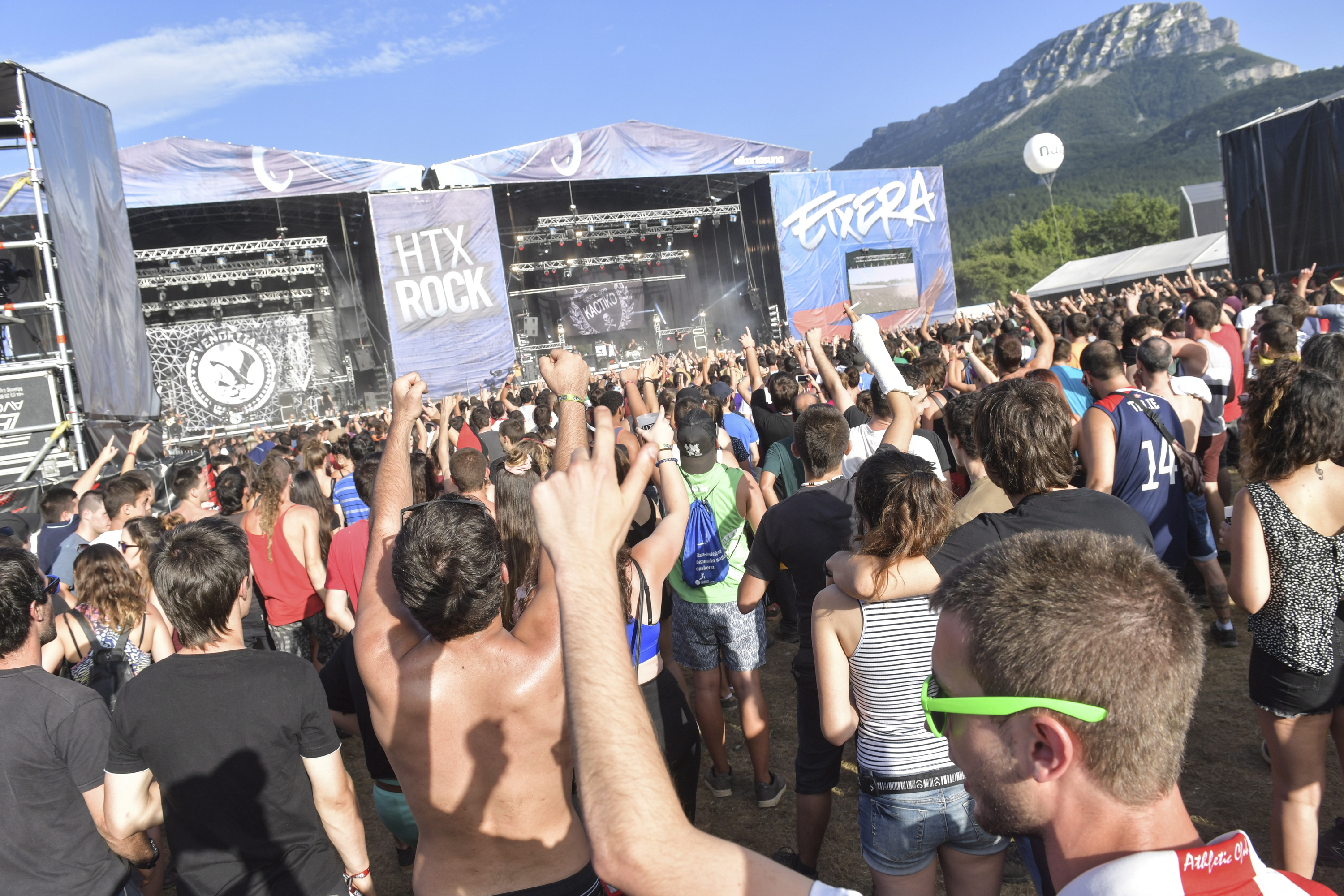 2017ko Hatortxu Rock jaialdia, Lakuntzan. Kaotikoren kontzertua. IDOIA ZABALETA / FOKU