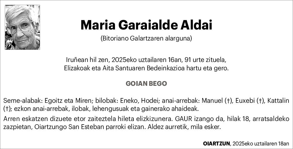 Maria Garaialde 3x2