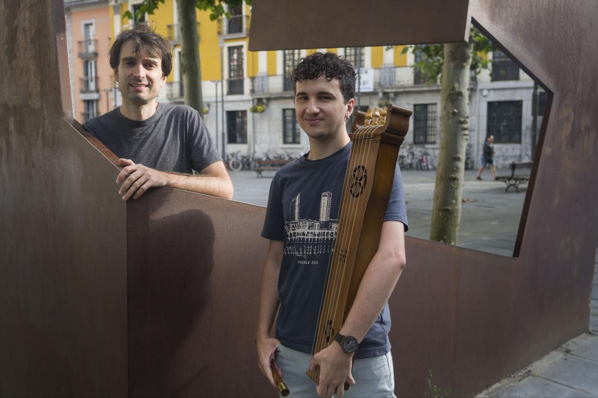 Iñar Sastre eta Jon Esnaola, lehengo astean, Tolosan. JON URBE / FOKU