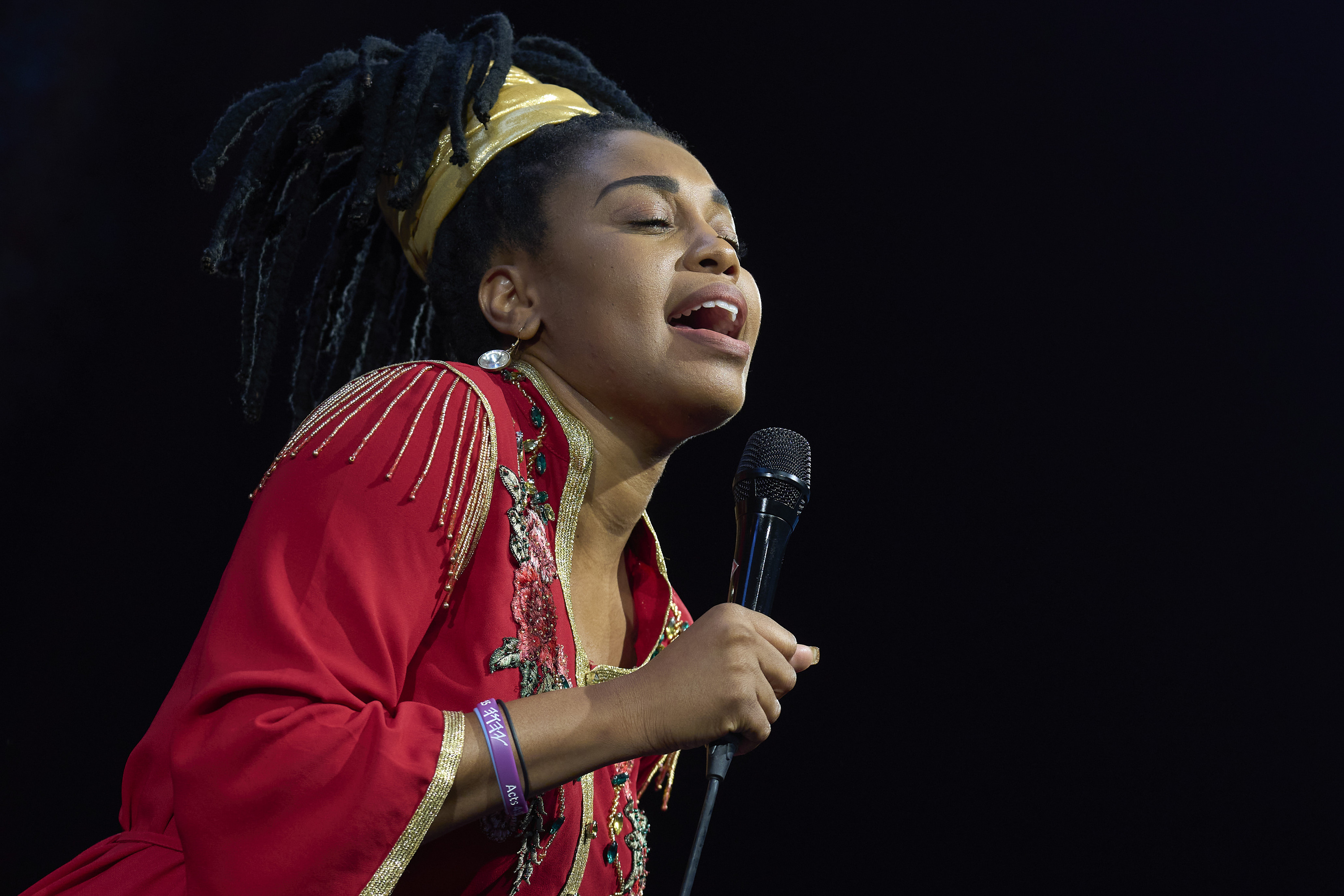 Jazzmeia Horn abeslaria, Gasteizko Jazzaldian. ADRIAN RUIZ HIERRO / EFE