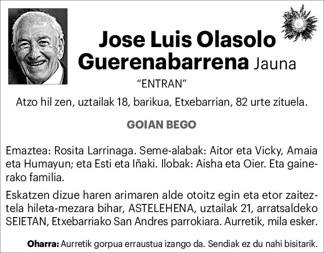 JOSE LUIS OLASOLO GUERENABARRENA 2x2