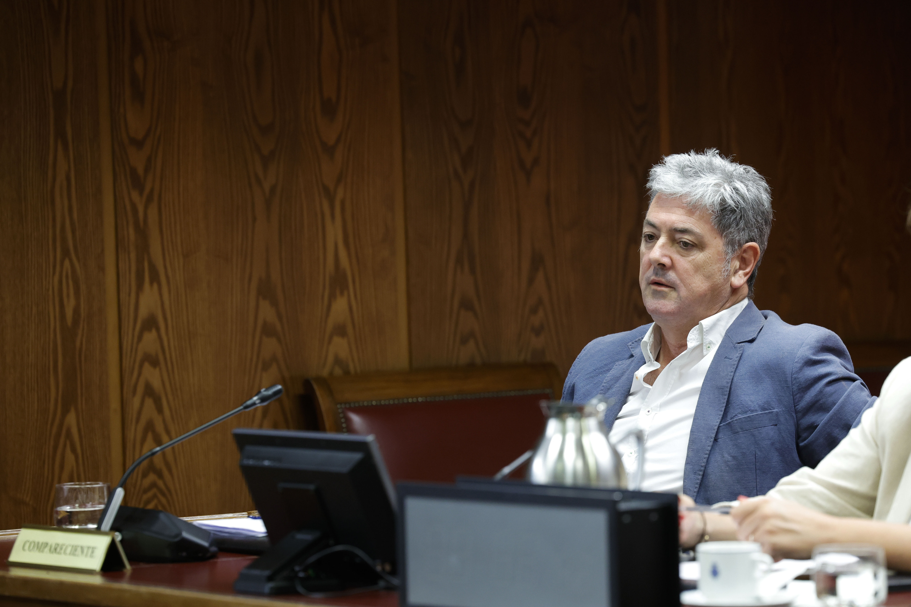 Antxon Alonso, Senatuko ikerketa batzordean. ZIPI ARAGON / EFE