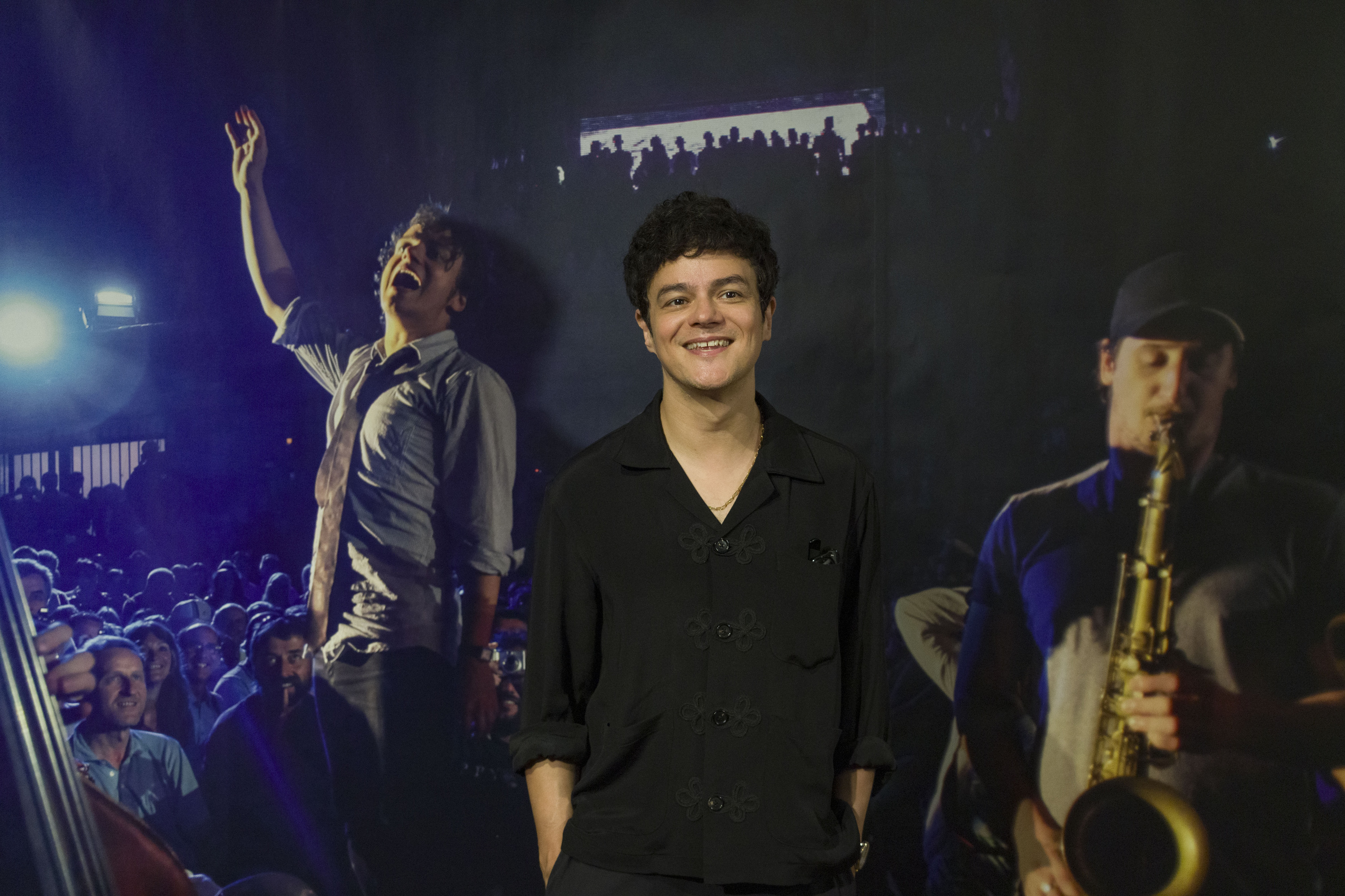 Jamie Cullum Donostiako 60. Jazzaldiko aurkezpenean gaur, Donostiako San Telmo museoan. JON URBE / FOKU