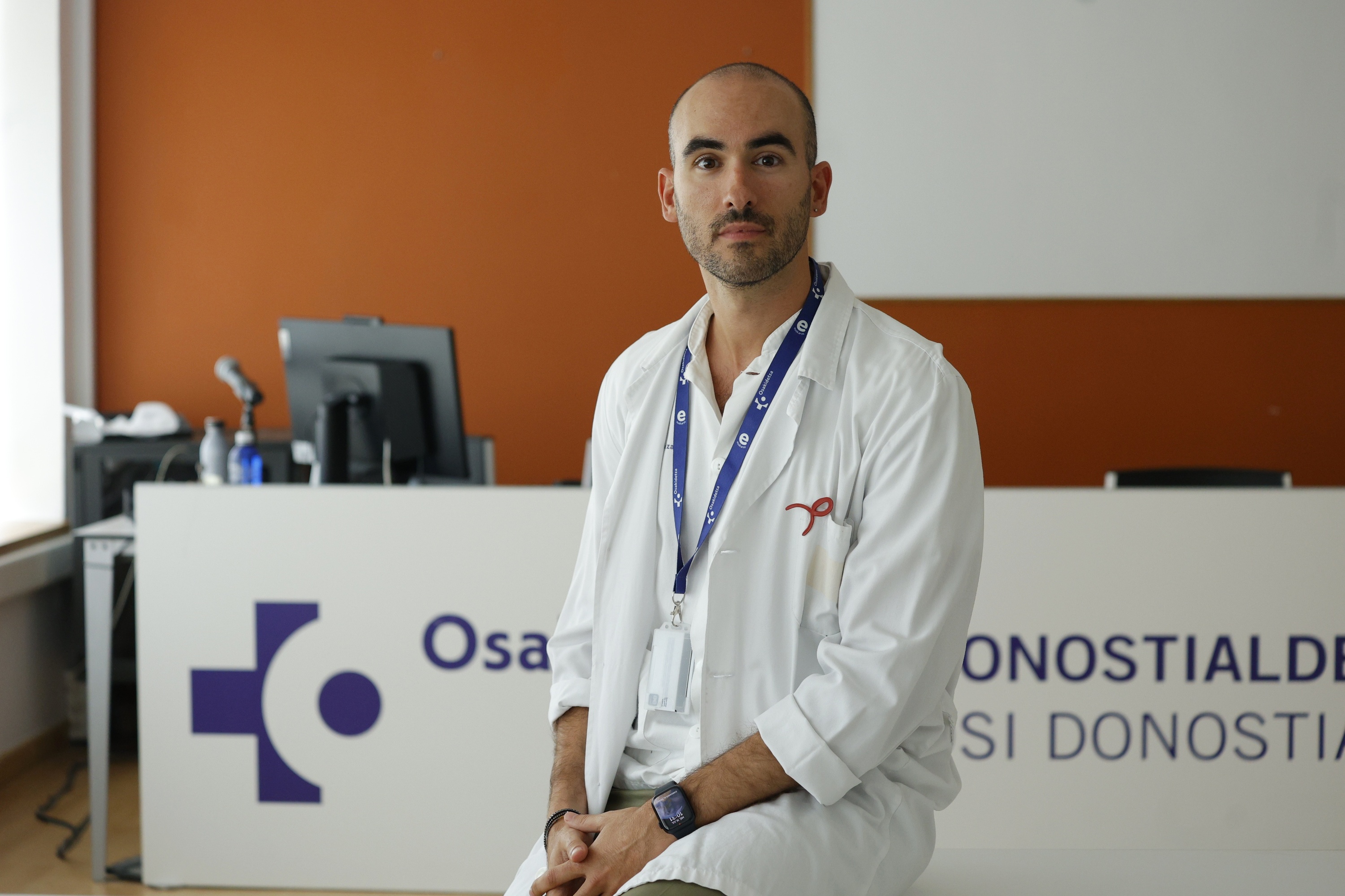 Oskar Aierdi, Osakidetzako Hiesaren eta STIen Planaren koordinatzailea. MAIALEN ANDRES / FOKU