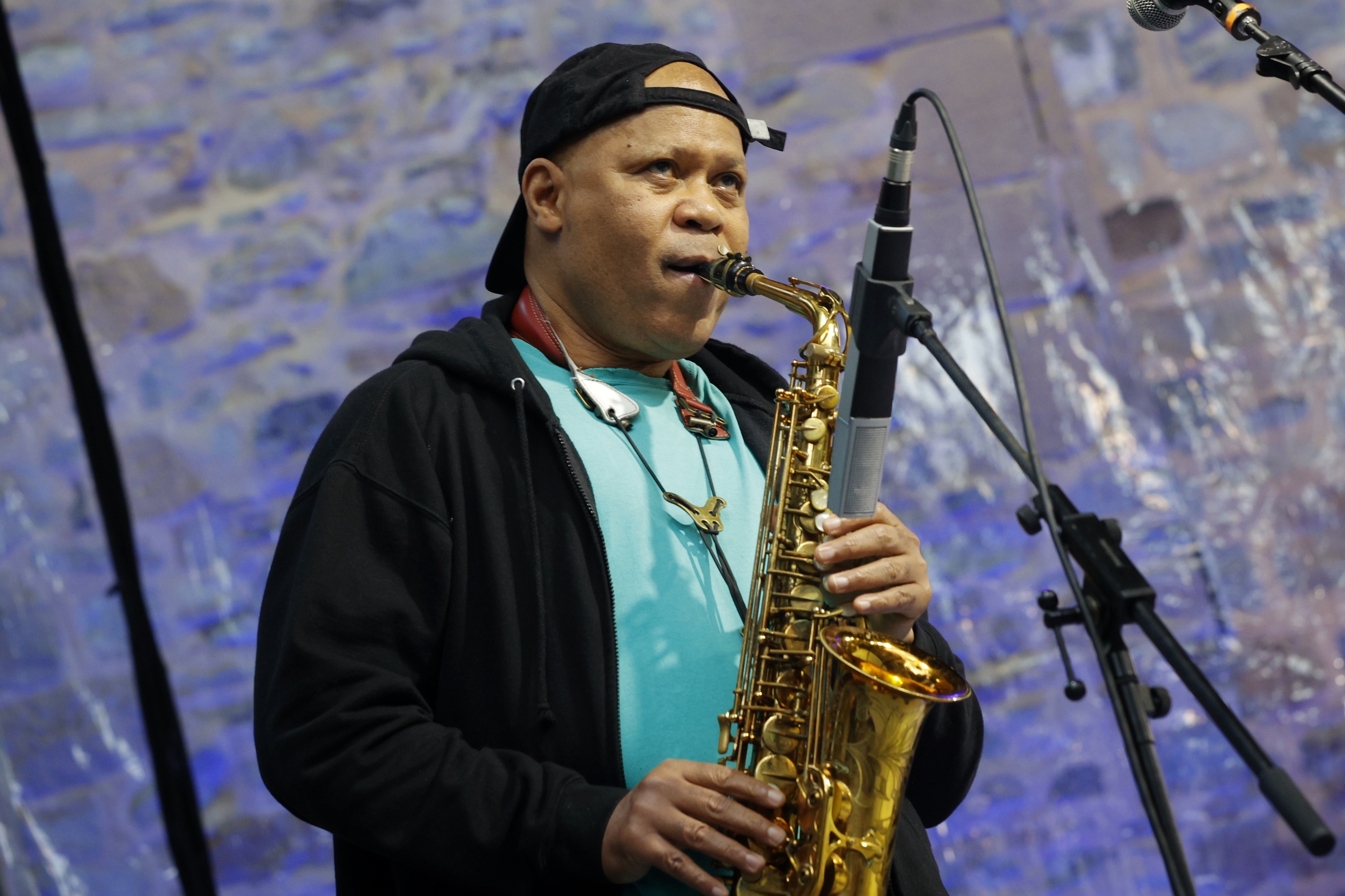 Steve Coleman, osteguneko kontzertuan. MAIALEN ANDRES / FOKU