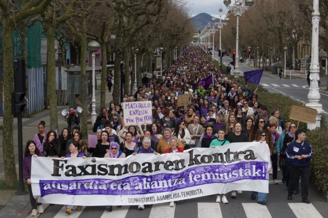 (ID_14752710) (Jon Urbe/@FOKU) 2025-03-08, Donostia. Martxoak 8 Emakumeen eguna, manifestazioa (ID_14752710) (Jon Urbe/@FOKU) 2025-03-08, Donostia. Martxoak 8 Emakumeen eguna, manifestazioa