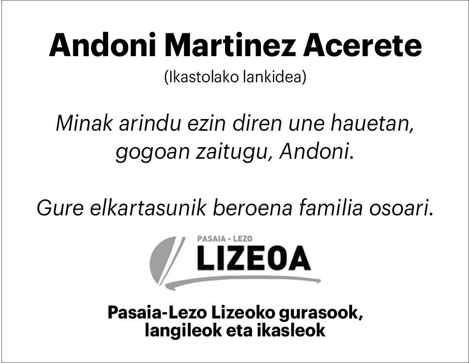 Andoni Martinez Acerete 2x2