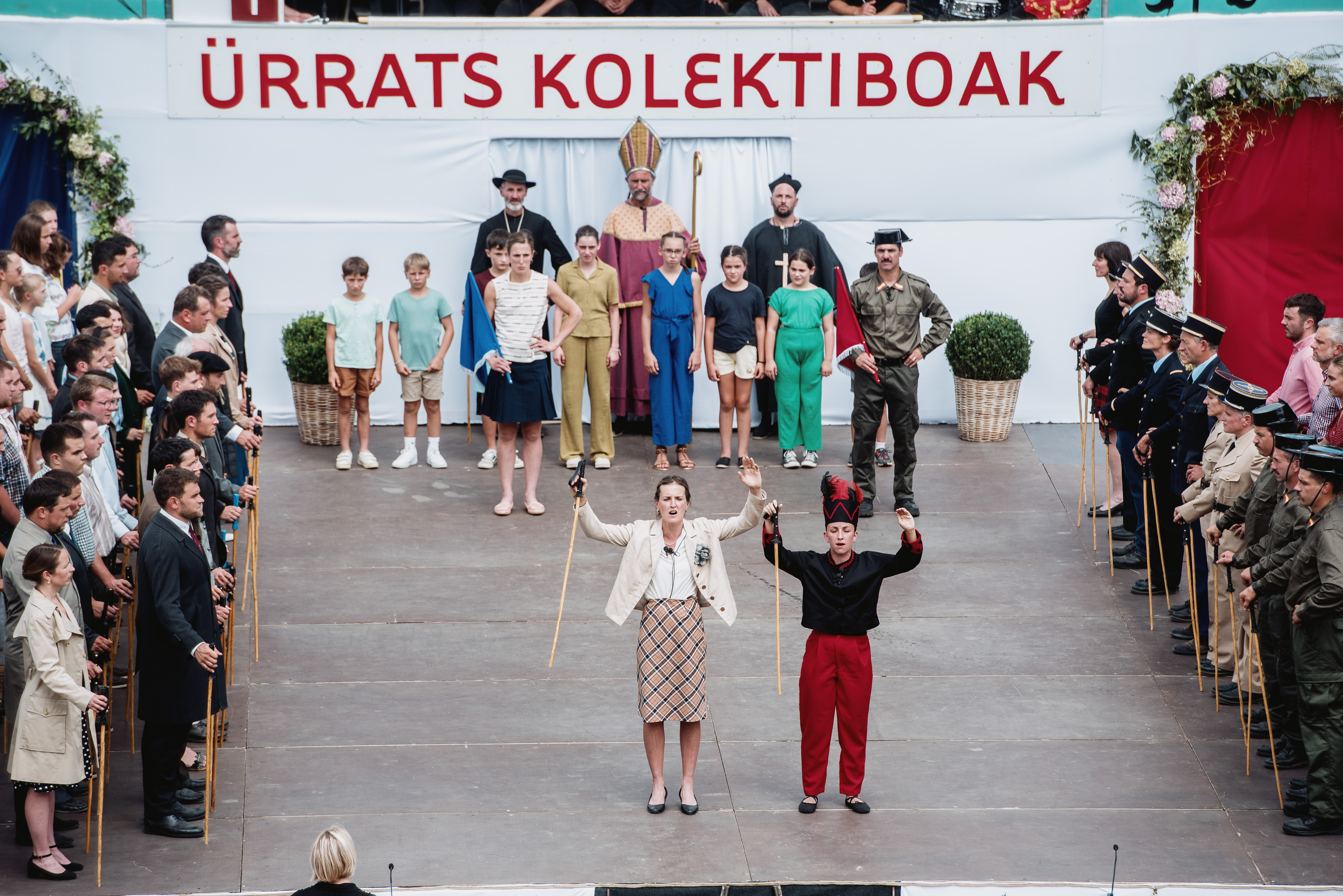 'Ürrats kolektiboak' pastorala, Barkoxen. GUILLAUME FAUVEAU