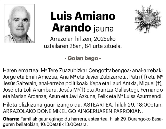 Luis Amiano Arando 2x2