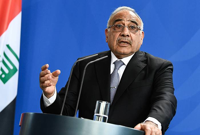 Adel Abdel Mahdi, Irakeko lehen ministroa, artxiboko argazki batean. FILIP SINGER, EFE