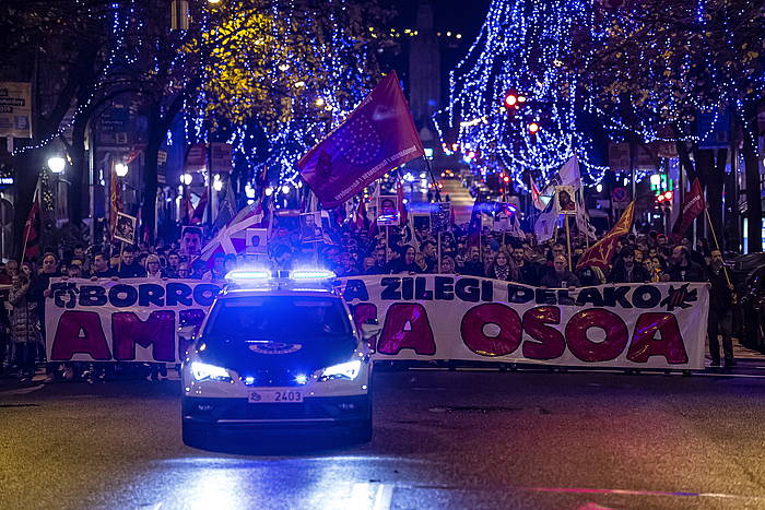 AEMk deitutako manifestzioa, gaur, Bilbon. ARITZ LOIOLA, FOKU